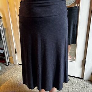 Horny Toad Midi Skirt Black